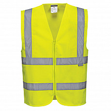 C375 Yellow Hi-Vis Band and Brace Vest