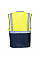 C377 Yellow/Navy Hi-Vis Mesh Contrast Executive Vest