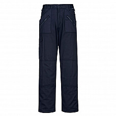 C387 Navy Tall Lined Action Trousers