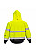 C465 Yellow/Black Hi-Vis 3-in-1 Contrast Bomber Jacket