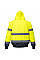 C465 Yellow/Navy Hi-Vis 3-in-1 Contrast Bomber Jacket