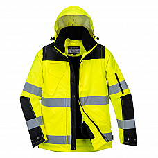 C469 Yellow/Black Hi-Vis 3-in-1 Contrast Winter Pro Jacket