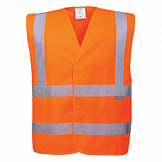 C470 Orange Hi-Vis Band and Brace Vest