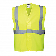 C472 Yellow Hi-Vis Band and Brace Vest