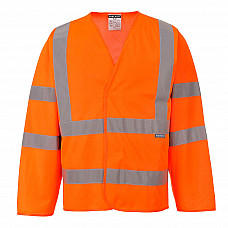 C473 Orange Hi-Vis Band and Brace Jacket L/S