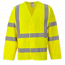 C473 Yellow Hi-Vis Band and Brace Jacket L/S