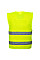 C474 Yellow Hi-Vis Two Band Vest