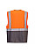 C476 Orange/Grey Warsaw Hi-Vis Contrast Executive Vest