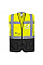 C476 Yellow/Black Warsaw Hi-Vis Contrast Executive Vest