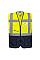 C476 Yellow/Navy Warsaw Hi-Vis Contrast Executive Vest