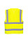 C494 Yellow Hi-Vis Half Mesh Two Band Vest