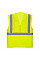 C496 Yellow Madrid Hi-Vis Half Mesh Executive Vest