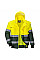 C565 Yellow/Green Hi-Vis 3-in-1 X Back Contrast Bomber Jacket