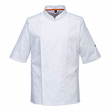 C738 White Mesh Air Pro Jacket S/S