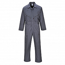 C813 Graphite Grey Liverpool Zip Coverall