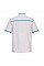 C821 White/Aqua Men's Medical Tunic