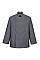 C833 Slate Grey Suffolk Chefs Jacket L/S