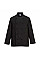 C834 Black Somerset Chefs Jacket L/S