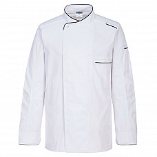 C835 White Surrey Chefs Jacket L/S