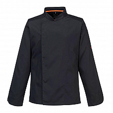 C846 Black Stretch Mesh Air Pro Long Sleeve Jacket