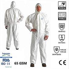 Disposable Coveralls 65Gsm – TYPE 5/6