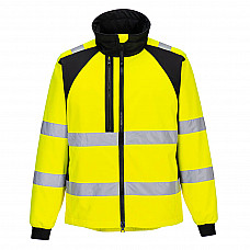 CD875 Yellow/Black WX2 Eco Hi-Vis Softshell (2L)