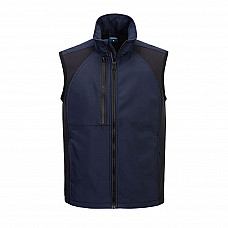 CD876 Dark Navy WX2 Eco Softshell Gilet (2L)