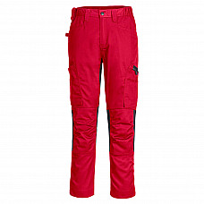 CD881 Deep Red WX2 Eco Stretch Trade Trousers