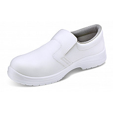 Microfibre Slip On Shoe S2 White