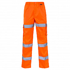 Hi Vis 3 Band Combat Trousers