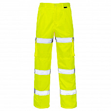 Hi Vis 3 Band Combat Trousers