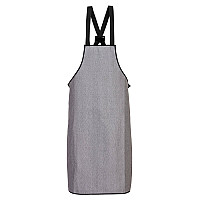 CR01 Grey Cut Resistant Bib Apron