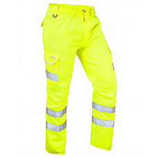 BIDEFORD ISO 20471 Cl 1 Poly/Cotton Cargo Trouser HV YELLOW