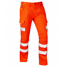 KINGFORD ISO 20471 Class 1 EcoViz Stretch Poly/Cotton Cargo Trouser HV ORANGE