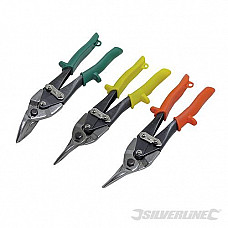 Silverline Aviation Tin Snips Set 3pce