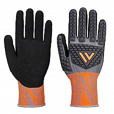 CT46 Grey/Black CT Cut D18 Nitrile Impact Glove