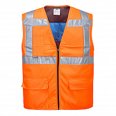 CV02 Orange Hi-Vis Cooling Vest