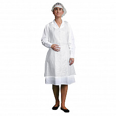 D300 White Disposable PE Bib Apron (2000pcs)