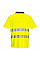 DX412 Yellow/Black DX4 Hi-Vis Zip Polo Shirt S/S