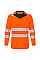 DX416 Orange/Black DX4 Hi-Vis T-Shirt L/S