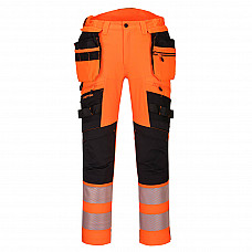 DX442 Orange/Black DX4 Hi-Vis Detachable Holster Pocket Trousers