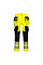 DX442 Yellow/Black DX4 Hi-Vis Detachable Holster Pocket Trousers