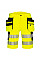 DX446 Yellow/Black DX4 Hi-Vis Holster Pocket Shorts