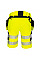 DX446 Yellow/Black DX4 Hi-Vis Holster Pocket Shorts