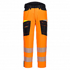 DX453 Orange/Black DX4 Hi-Vis Service Trousers