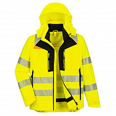 DX466 Yellow/Black DX4 Hi-Vis 4-in-1 Jacket