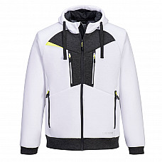 DX472 White DX4 Zipped Hoodie