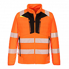 DX473 Orange/Black DX4 Hi-Vis Hybrid Baffle Jacket