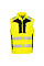 DX479 Yellow/Black DX4 Hi-Vis Hybrid Baffle Bodywarmer