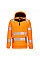 DX482 Orange/Black DX4 Hi-Vis 1/4 Zip Hoodie